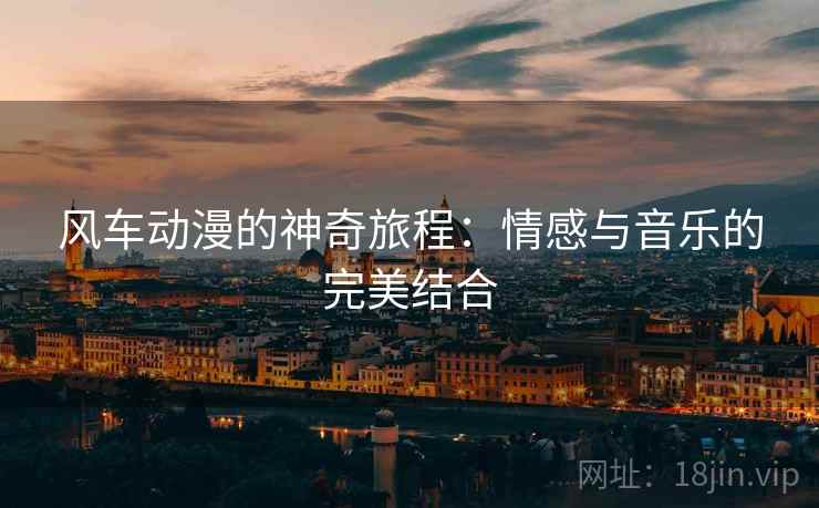 风车动漫的神奇旅程：情感与音乐的完美结合